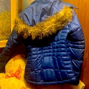 “Eddie Bauer Down “Jacket Blue Petite Small